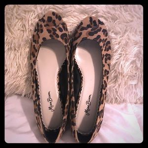 Miss Bisou  leopard wedges